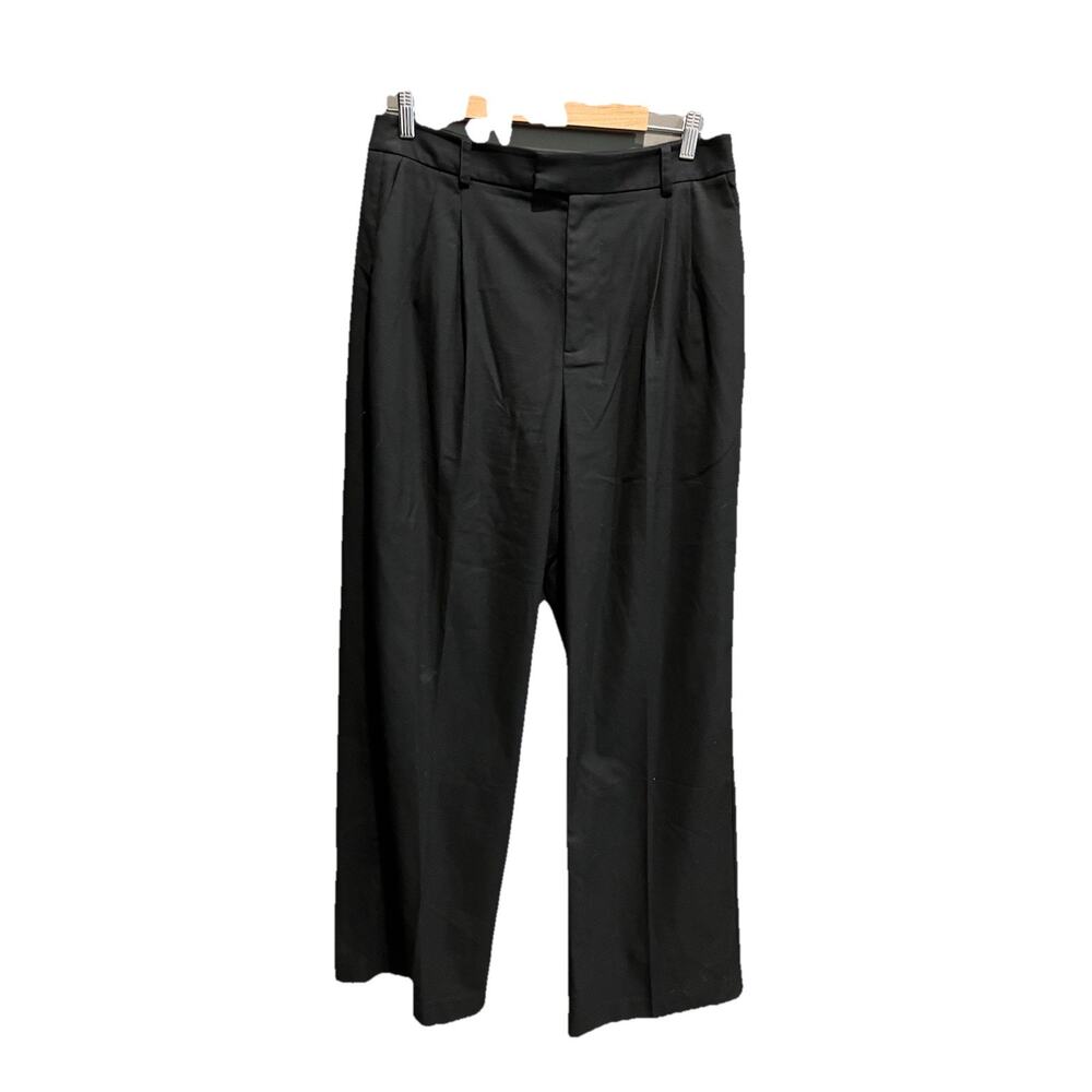 Rails Marnie Black Twill Women's‎ Wide Leg Dress Pants Size 12